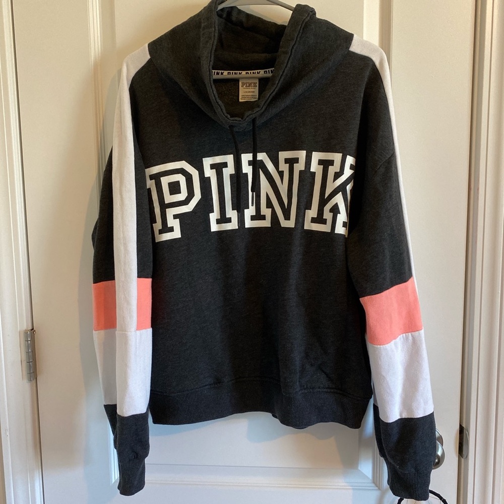 pink hoodie
